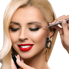 Vertex Eyeliner Brush Flat Definer for crisp lash line edges.