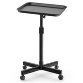 VERYTOP back-saving salon tray on wheels in black for smooth transport.