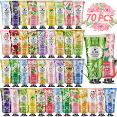 VESPRO set 70 cremas manos regalo: fragancias variadas para cada día.
