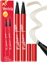 Lápiz cejas Vevivia Beauty 4 puntas para trazos precisos.