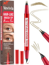 Vevivia: lápiz de cejas con doble brocha para relleno natural.