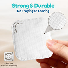 Vexlytra deep cleansing exfoliation with lint-free cotton pads for a smooth feel