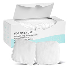 Vexlytra large cotton pads for face showing the pack, ideal for makeup removal and cleansing