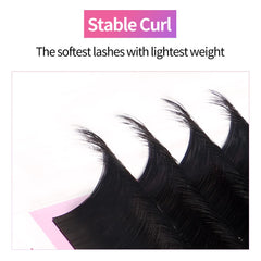 VEYES INC clean root lashes for neat, kink-free volume fans.