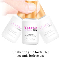 VEYES INC glue viscosity closeup showing strong hold up to eight weeks
