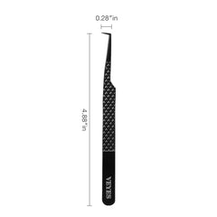 VEYES INC fiber-tip close-up demonstrates controlled grip for delicate lash placement