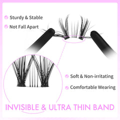VEYESBEAUTY five-second lashes ideal for quick, beginner-friendly self-application.