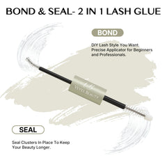 VEYESBEAUTY spiral brush enables precise, even lash application.