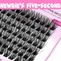 VEYESBEAUTY application process demonstrates quick, beginner-friendly lash application