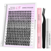 VEYESBEAUTY lash clusters band — lightweight, natural look for daily wear.
