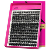VEYESBEAUTY lash clusters fluffy 3D for voluminous look.