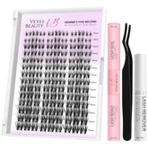VEYESBEAUTY lash clusters tray setup for easy reuse across multiple applications