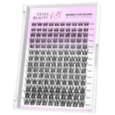 VEYESBEAUTY LuxeBold cluster lashes offer comfortable volume and natural blend.