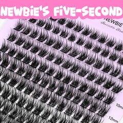VEYESBEAUTY Newbie Five-Second Clusters enable fast, beginner-friendly lash looks