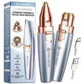 VG VOGCREST Eyebrow & Facial Trimmer in compact design for on-the-go grooming.