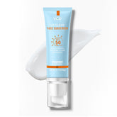 VGO Clear SPF 50 sunscreen bottle shown for on-the-go protection.