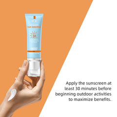 VGO Clear sunscreen demonstrates 80-minute water resistance during activity.