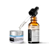 VGO snail mucin 92% moisturizer bottle shows lightweight hydration in action.