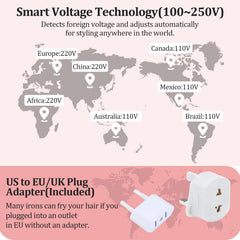 VGR EU/UK adapters included for international use