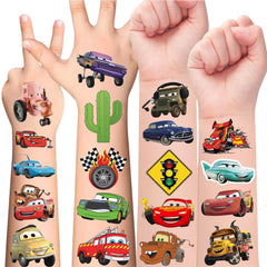 Tatuaje de coche de carrera VGRANHMAZ, 58 diseños para fiestas infantiles.