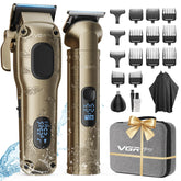 VGRPRO hair clippers with durable metal casing for professional-looking cuts.