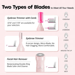 VG VOGCREST double rotating blades for efficient, comfortable hair removal.