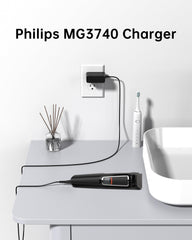 vhbw replacement charger cord MG3740 QP2520, durable connectors resist daily wear.