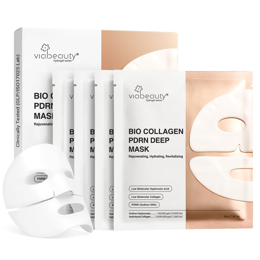 Viabeauty mascarilla de colágeno bio hidrogel noche para hidratación profunda