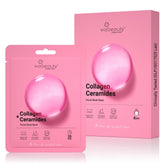 Mascarilla VIABEAUTY de colágeno y ceramidas, aplicación individual para cuidado facial fácil