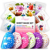 VIABEAUTY pack de mascarillas en hoja para hidratacion diaria de la piel