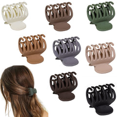 Viabty pinza mini para pelo, doble fila, agarre firme en cabello fino