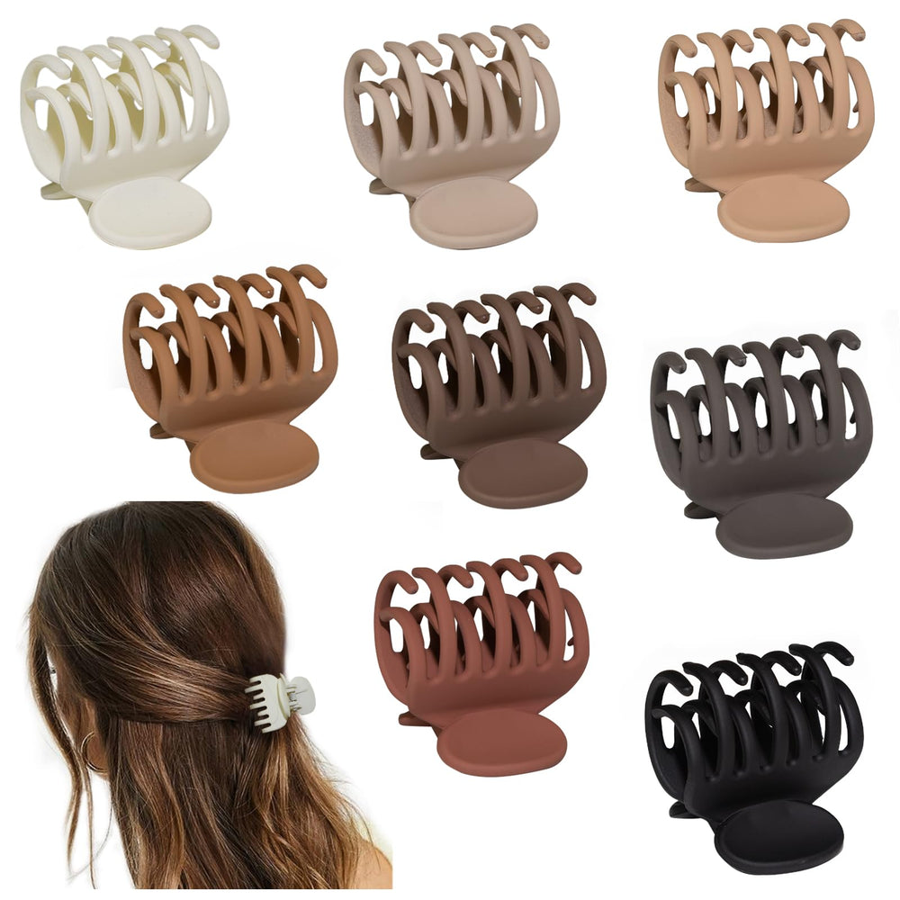 Viabty pinzas garra con dientes dobles para cabello fino, agarre seguro.