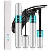 Vibely Mascara, dos cepillos para dos looks, pestañas definidas y largas.