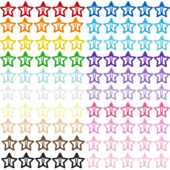 VIBILIA clips estrella coloridos sujetando el cabello sin deslizamiento para looks duraderos.