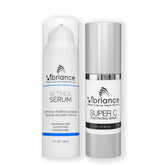 Vibriance Dynamic Duo day serum bottle delivering hydration and brightness.