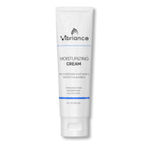 Vibriance Moisturizing Cream texture close-up highlighting quick absorption for aging skin.