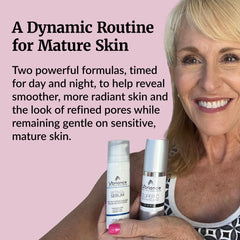 Vibriance Super C serum texture highlighting lightweight, refreshing feel.