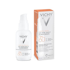 Vichy Capital Soleil invisible formula blends on all skin tones without flash.