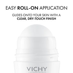 Vichy desodorante roll-on 24h, fórmula sin aluminio para piel sensible.