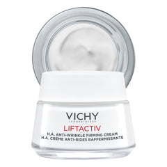 Vichy LiftActiv Supreme jar close-up showing rich texture for hydration