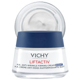 Vichy LiftActiv Supreme Night Cream bottle close-up showing hydration potential