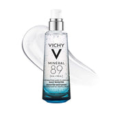 Vichy Mineral 89 bottle close-up displaying label for hydration