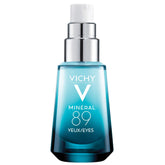 Vichy Mineral 89 eye serum bottle with lightweight gel for hydration