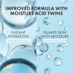 Vichy Minéral 89 gel texture close-up shows quick absorption.