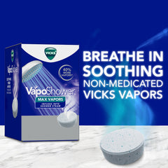 VapoShower MAX libera vapores intensos en la ducha para despertar los sentidos.