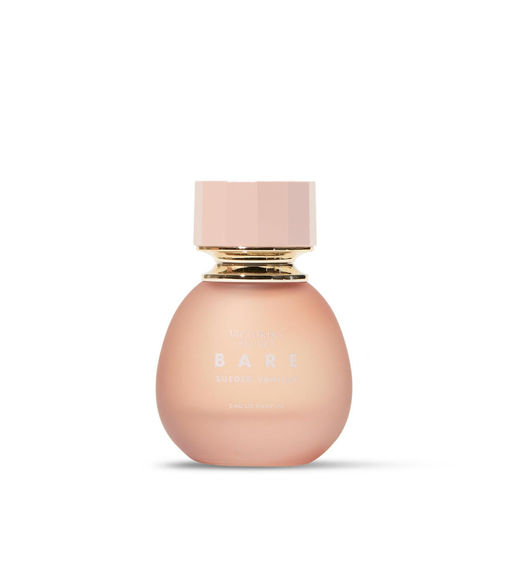 Victoria's Secret Bare Sueded Vanilla EDP bottle highlights vanilla-wood warmth for everyday wear