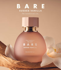 Victoria's Secret Bare Sueded Vanilla on-skin application reveals velvety sandalwood warmth.