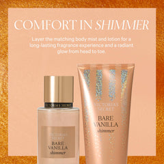 Victoria's Secret Bare Vanilla Shimmer Mist vanilla notes enrich daily routine