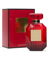 Victoria's Secret Bombshell Intense bottle close-up showing a rich, lasting fragrance.