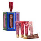 Victoria's Secret lip gloss gift set with candycane flavor for festive shine